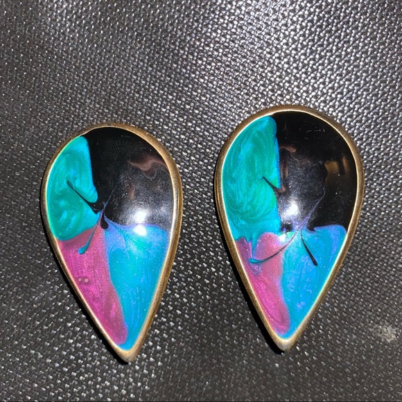 Vintage Jewelry - Vintage Teardrop Earrings